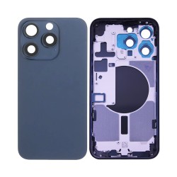Back Cover+Frame Apple iPhone 15 Pro Max Blue Titanium Back Cover+Frame Apple iPhone 15 Pro Max Blue Titanium